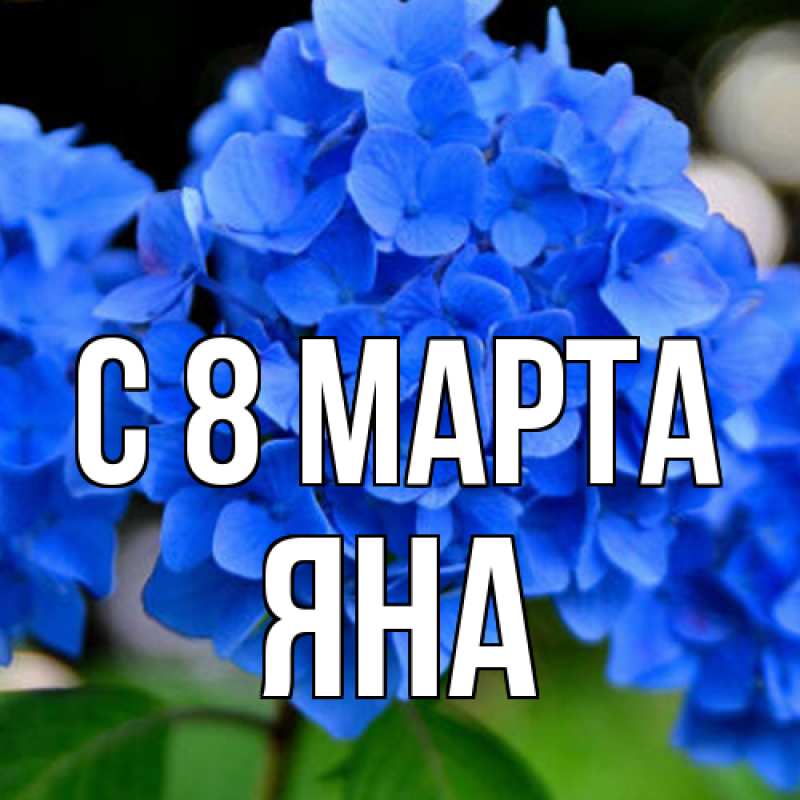 Картинка C 8 МАРТА, Яна