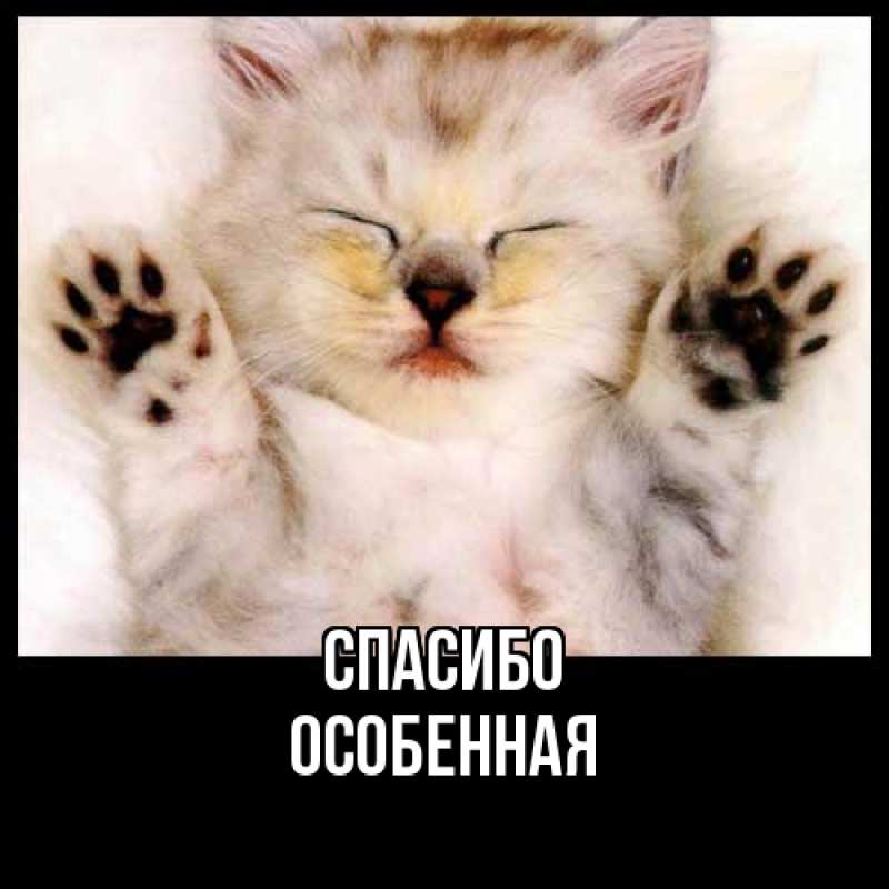 Картинка Спасибо, Особенная