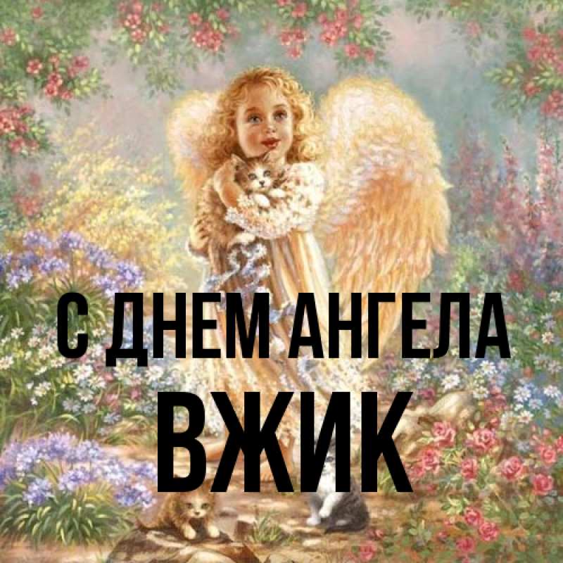 Картинка С днем ангела, Вжик