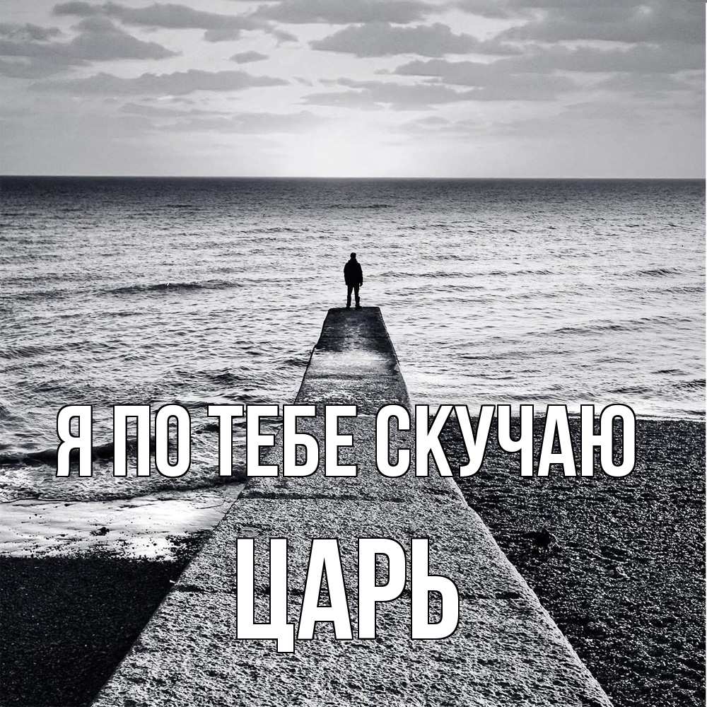 Открытка на каждый день с именем, Царь Я по тебе скучаю скучашки Прикольная открытка с пожеланием онлайн скачать бесплатно 