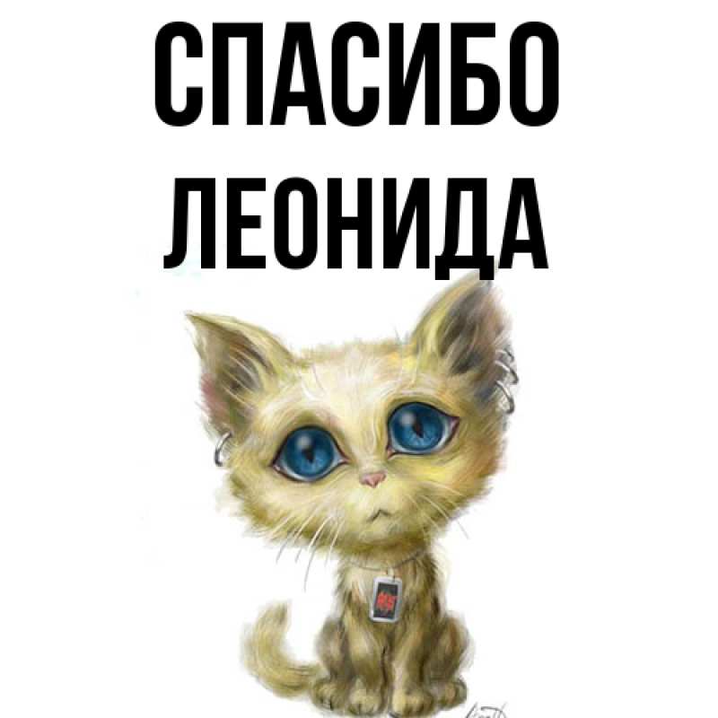 Картинка Спасибо, Леонида