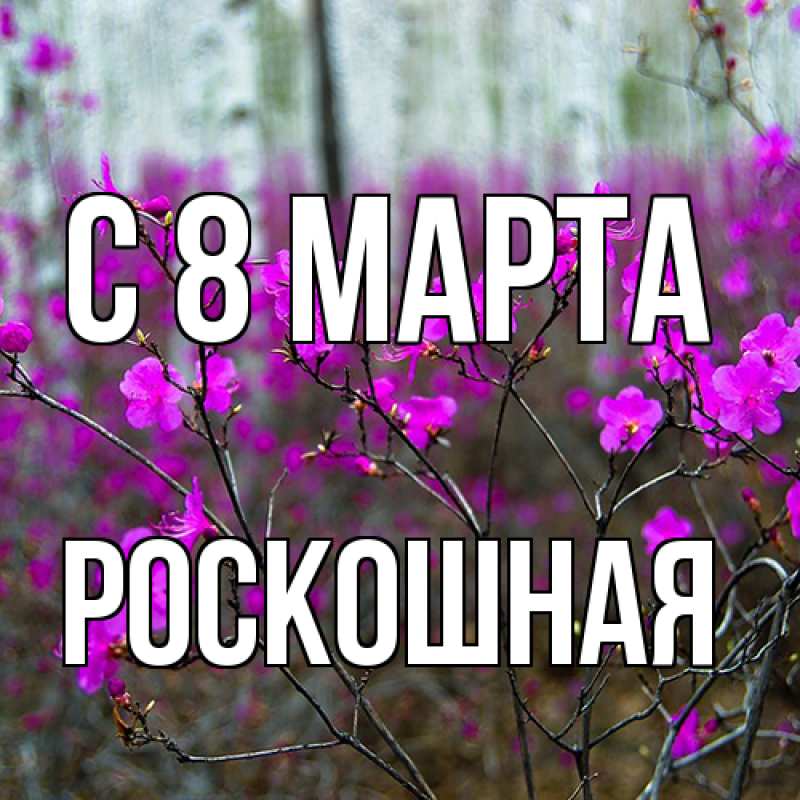 Картинка C 8 МАРТА, Роскошная