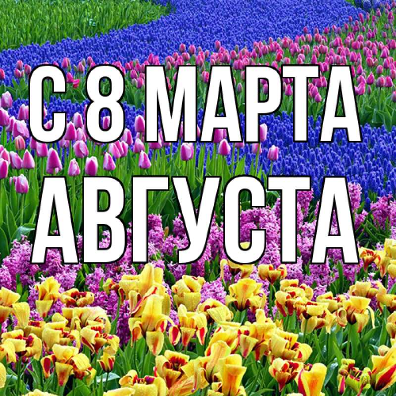 Картинка C 8 МАРТА, Августа