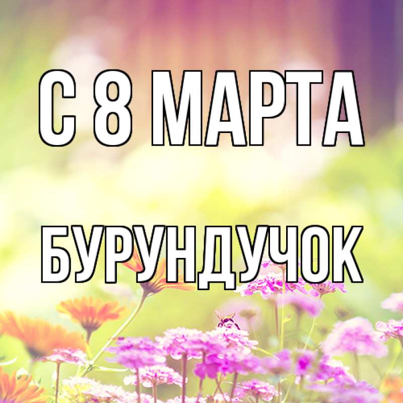 Картинка C 8 МАРТА, бурундучок