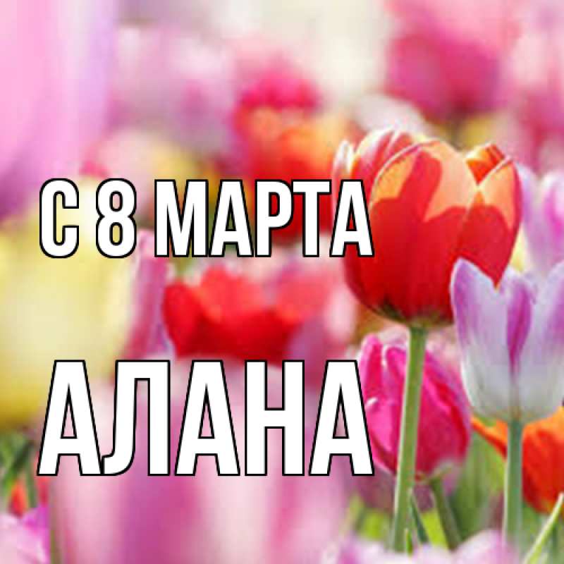 Картинка C 8 МАРТА, Алана