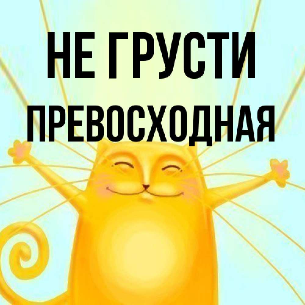Открытка на каждый день с именем, Пpевосходная Не грусти обнимашки усатые Прикольная открытка с пожеланием онлайн скачать бесплатно 