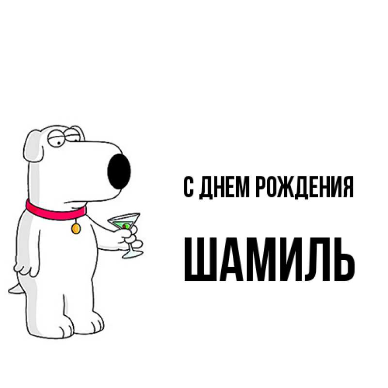 Картинка С днем рождения, Шамиль