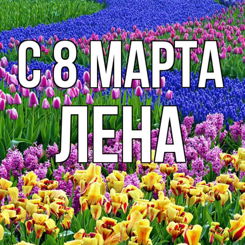 Картинка C 8 МАРТА, Лена