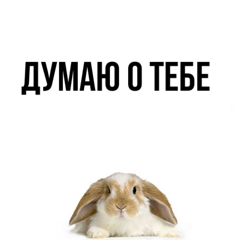 Картинка Думаю о тебе, 