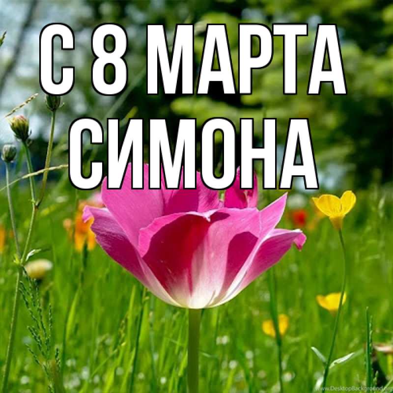 Картинка C 8 МАРТА, Симона