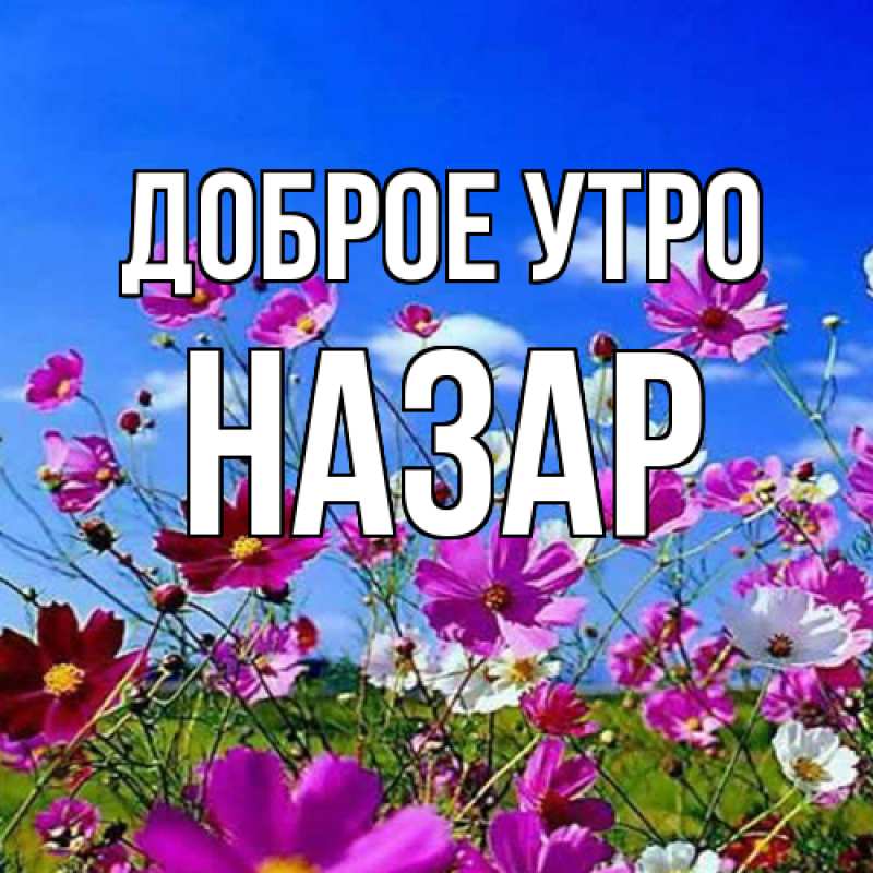 Картинка Доброе утро, Назар