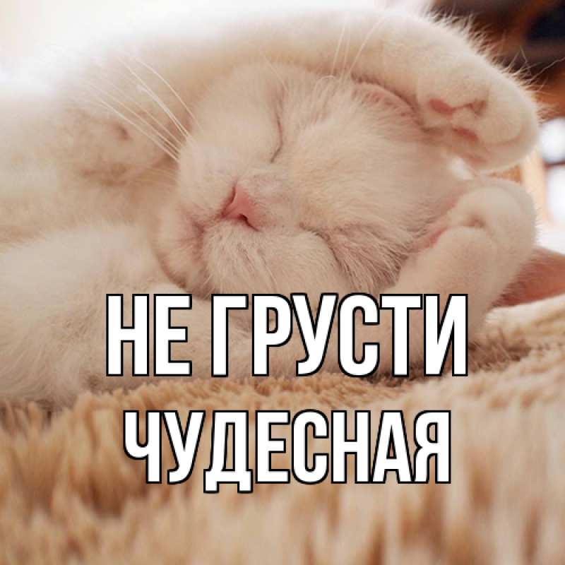 Картинка Не грусти, Чудесная