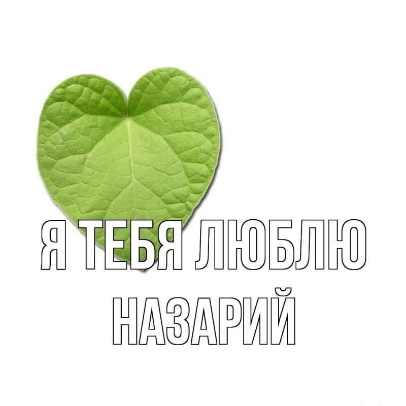 Картинка Я тебя люблю, Назарий
