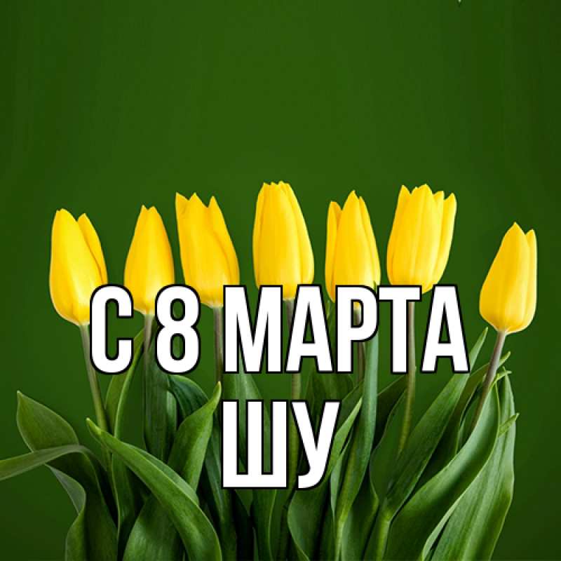 Картинка C 8 МАРТА, Шу