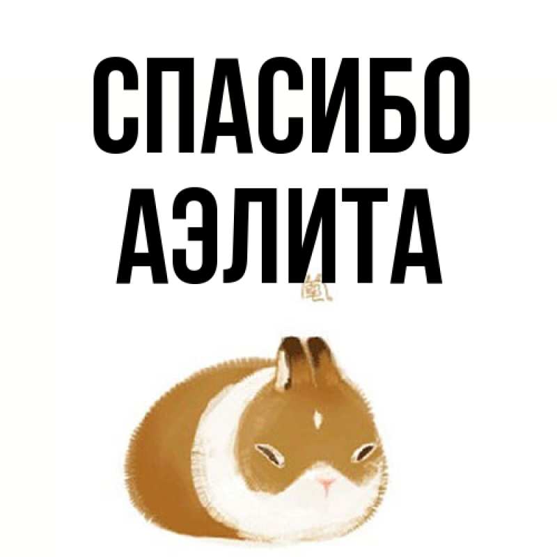 Картинка Спасибо, Аэлита