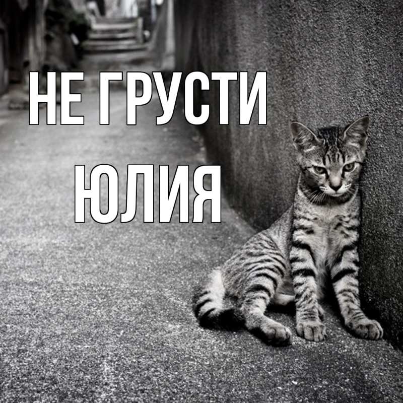 Картинка Не грусти, Юлия
