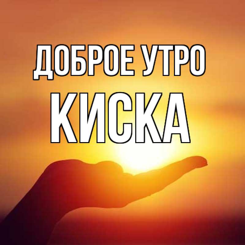 Картинка Доброе утро, Киска