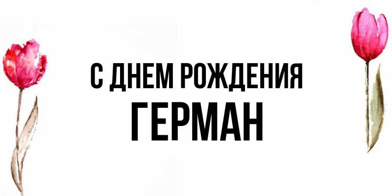 Картинка С днем рождения, Герман