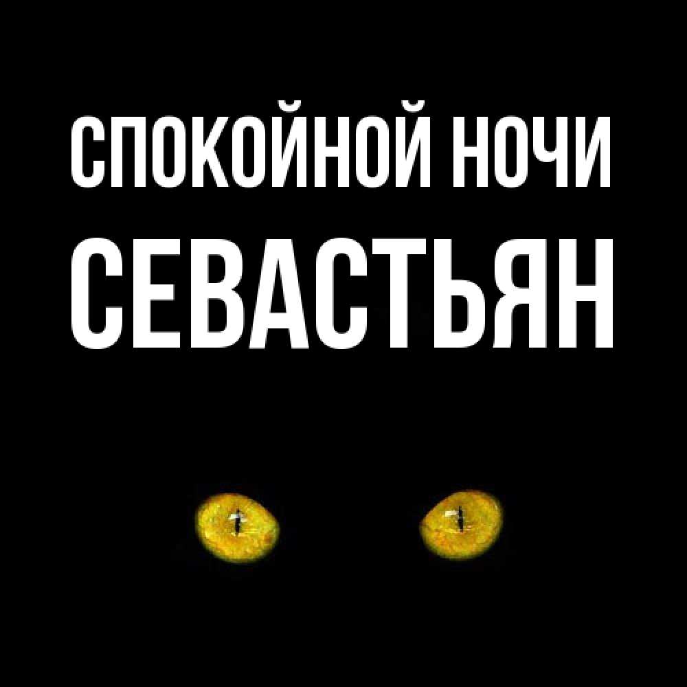 Открытка на каждый день с именем, Севастьян Спокойной ночи сладких снов бесстрашный мой дружочек Прикольная открытка с пожеланием онлайн скачать бесплатно 