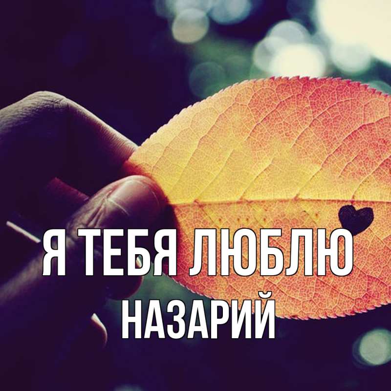 Картинка Я тебя люблю, Назарий