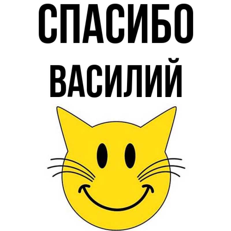 Картинка Спасибо, Василий