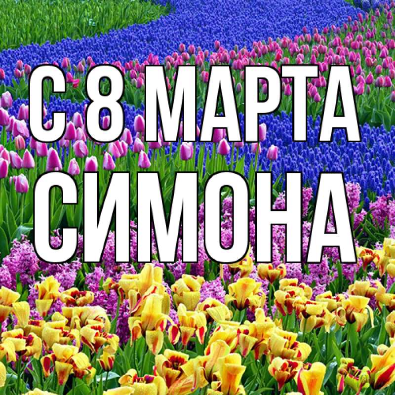 Картинка C 8 МАРТА, Симона