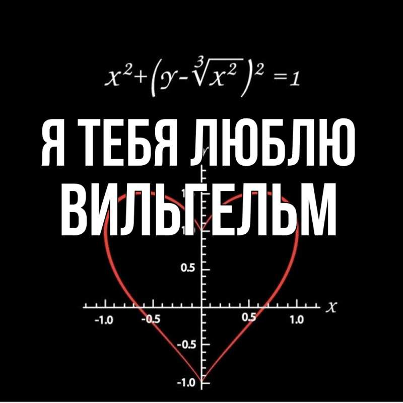 Картинка Я тебя люблю, Вильгельм