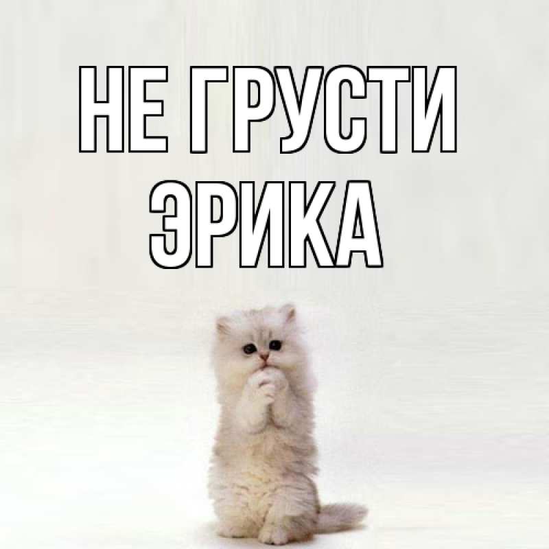 Картинка Не грусти, Эрика