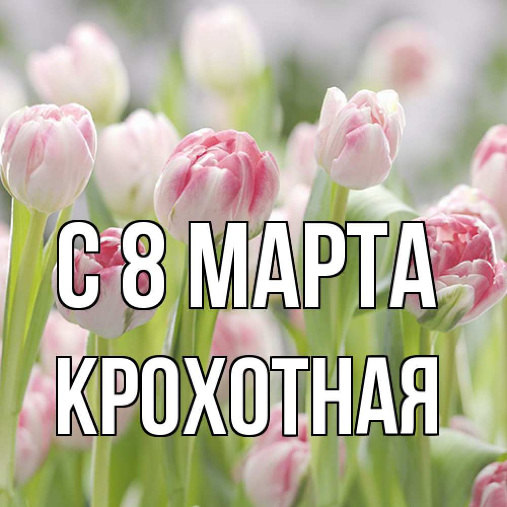 Открытка на каждый день с именем, Крохотная C 8 МАРТА цветы Прикольная открытка с пожеланием онлайн скачать бесплатно 