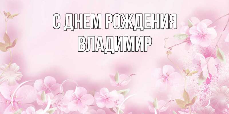 Картинка С днем рождения, Владимир