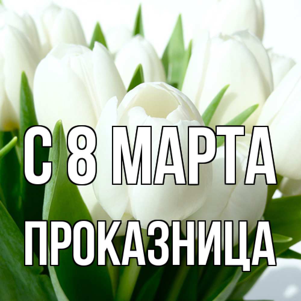 Открытка на каждый день с именем, Проказница C 8 МАРТА цветы Прикольная открытка с пожеланием онлайн скачать бесплатно 