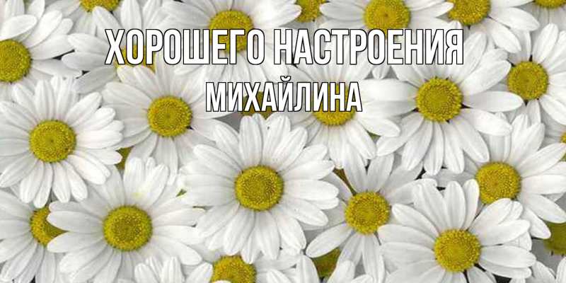 Картинка Хорошего настроения, Михайлина