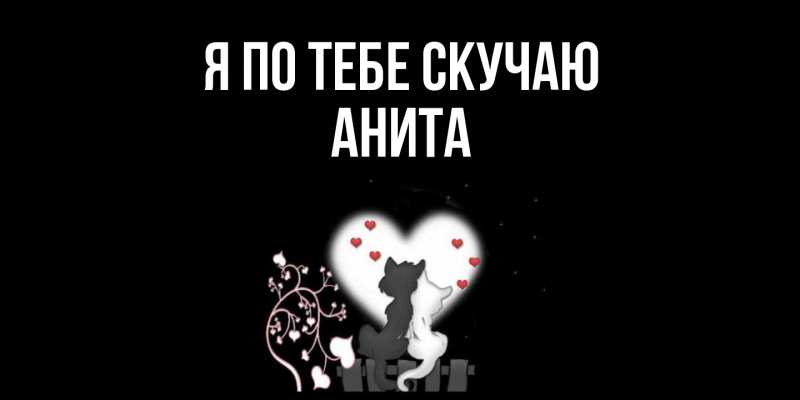 Картинка Я по тебе скучаю, Анита