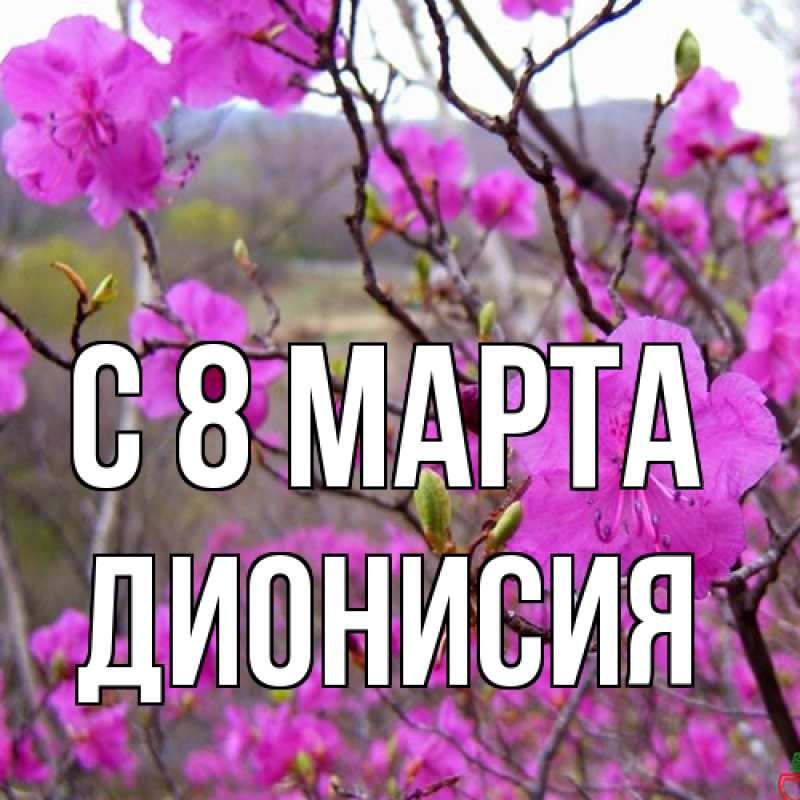 Картинка C 8 МАРТА, Дионисия