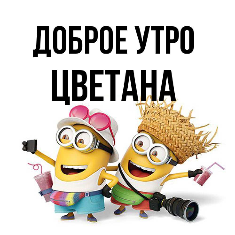 Открытка на каждый день с именем, Цветана Доброе утро карнавал Прикольная открытка с пожеланием онлайн скачать бесплатно 