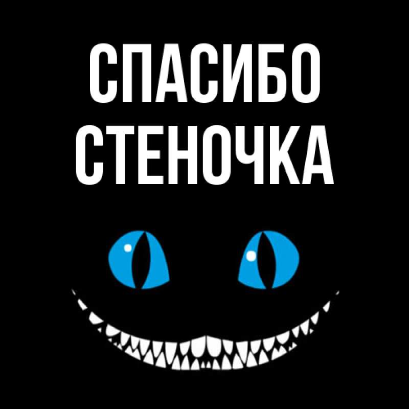 Картинка Спасибо, Стеночка