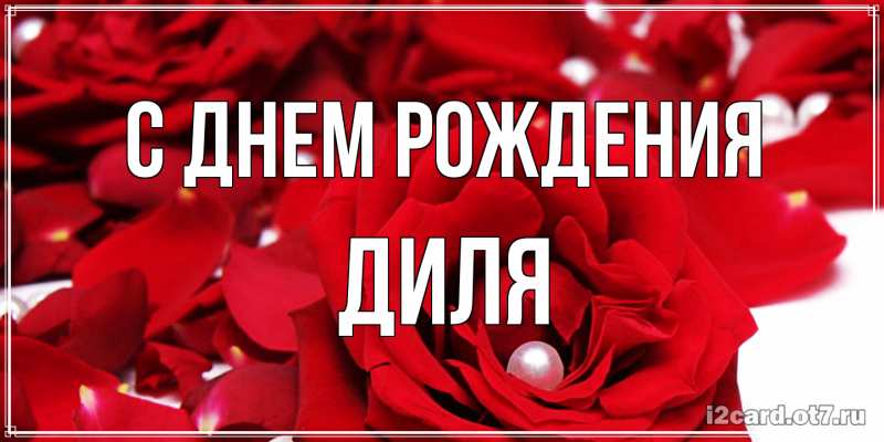 Картинка С днем рождения, Диля
