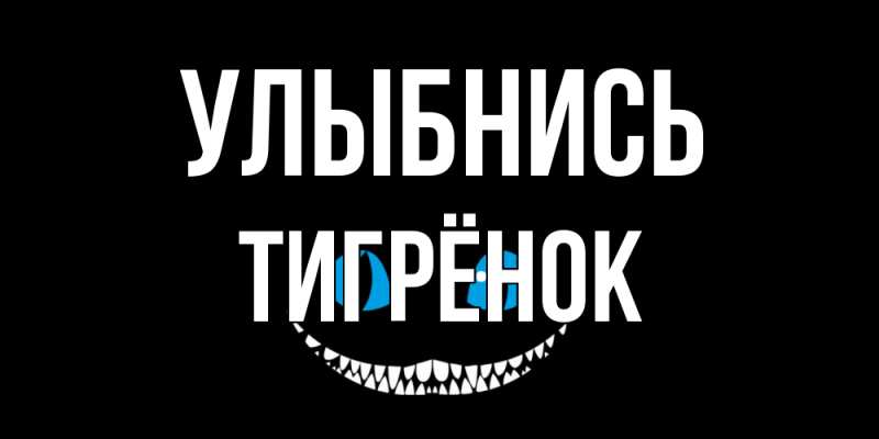Картинка Улыбнись, Тигрёнок
