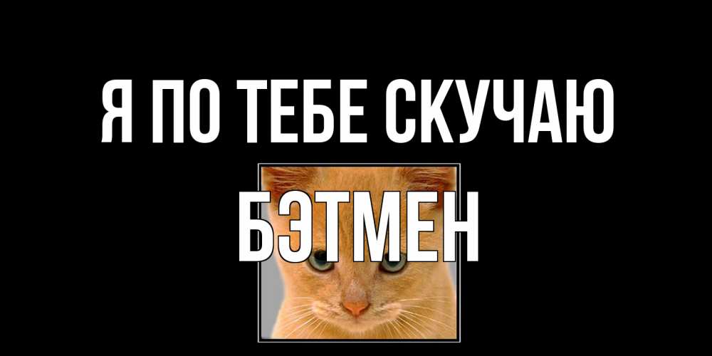 Открытка на каждый день с именем, Бэтмен Я по тебе скучаю открытки рыжий котенок скучает по тебе Прикольная открытка с пожеланием онлайн скачать бесплатно 