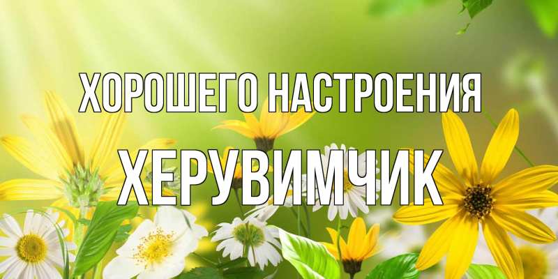 Картинка Хорошего настроения, Хеpувимчик