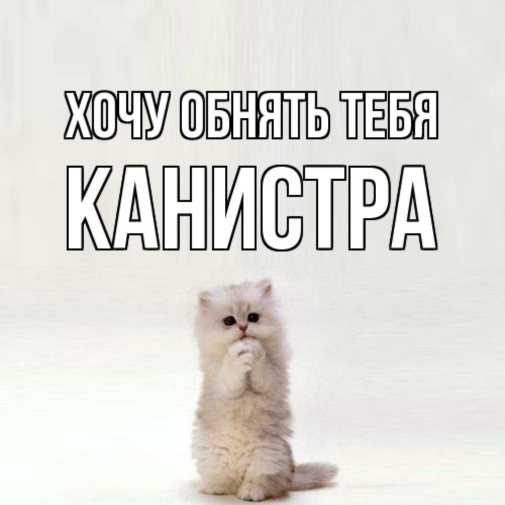 Открытка на каждый день с именем, Канистра Хочу обнять тебя открытки с креативными подписями Прикольная открытка с пожеланием онлайн скачать бесплатно 