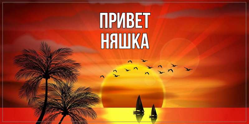 Картинка Привет, Няшка