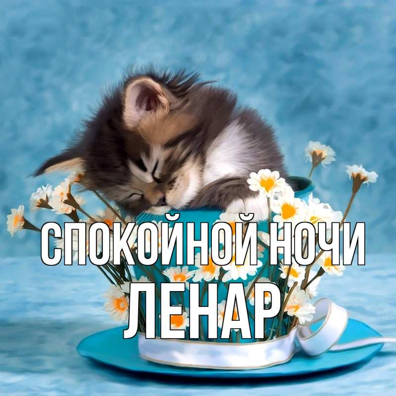Картинка Спокойной ночи, Ленар