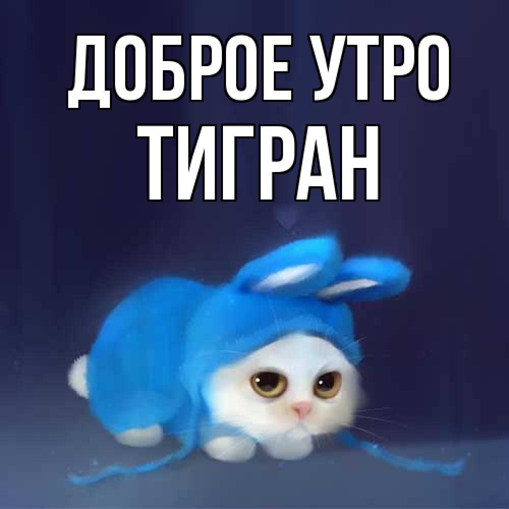 Открытка на каждый день с именем, Тигран Доброе утро открытки красивые скачать бесплатно Прикольная открытка с пожеланием онлайн скачать бесплатно 