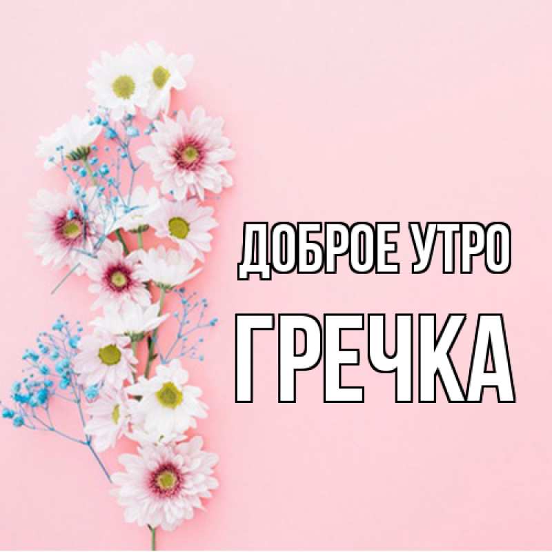Картинка Доброе утро, Гречка