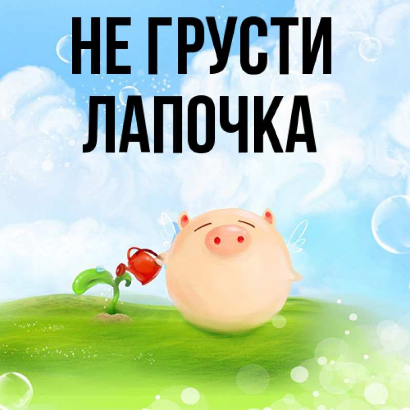 Картинка Не грусти, лапочка