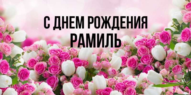 Картинка С днем рождения, Рамиль