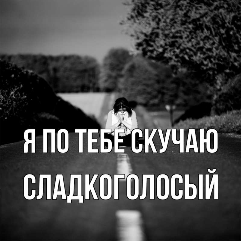 Картинка Я по тебе скучаю, Сладкоголосый