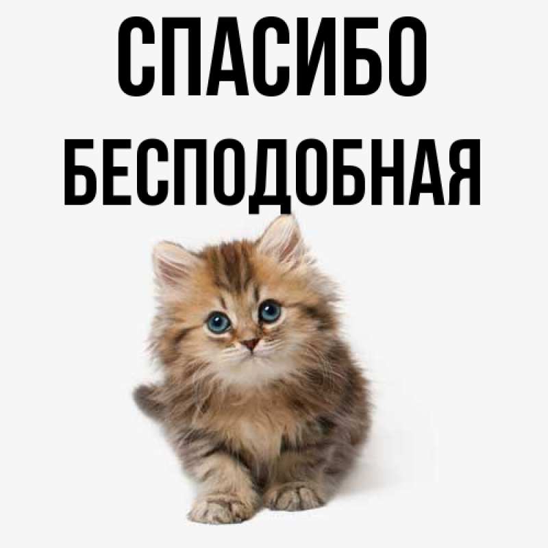 Картинка Спасибо, бесподобная
