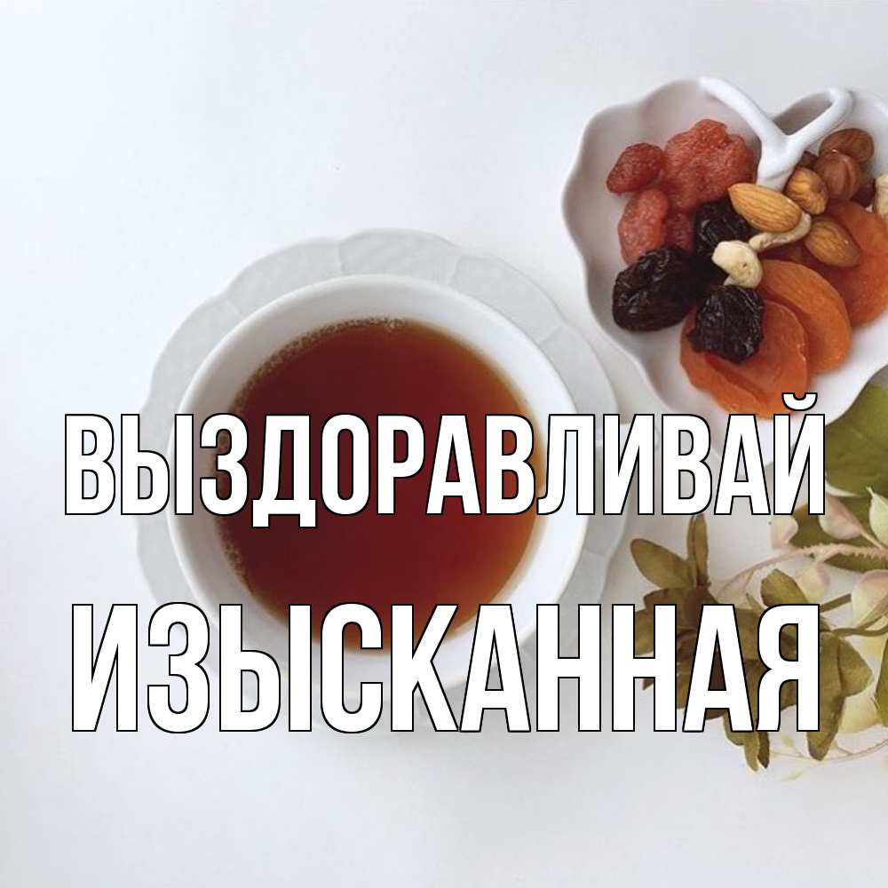 Открытка на каждый день с именем, изысканная Выздоравливай неизвестные растения Прикольная открытка с пожеланием онлайн скачать бесплатно 